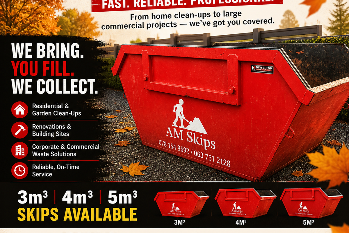AM Skips - CLEAR OUT THIS AUTUMN